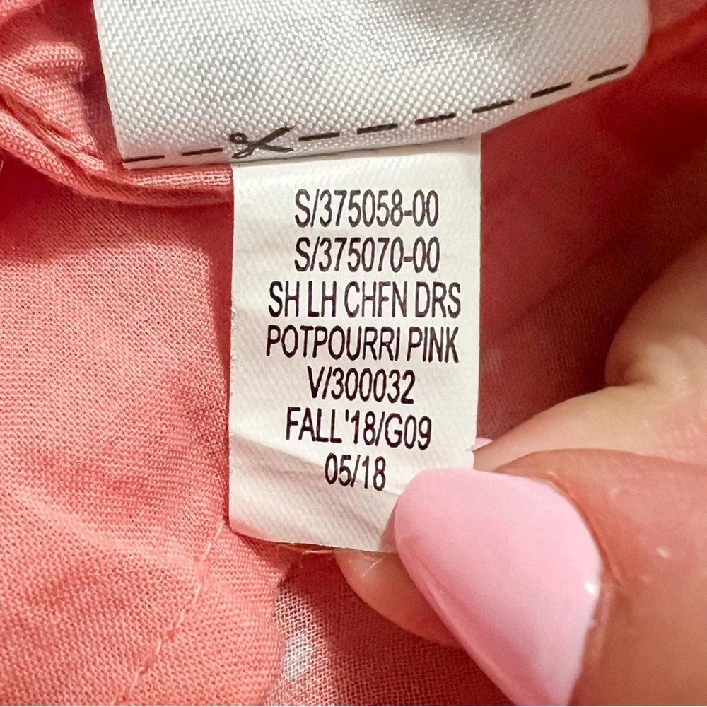 babyGAP Baby Girls Chiffon Dress, Potpourri Pink, Size 12-18M